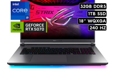 Asus ROG G18 2025 | Intel Core i9 14900HX RAM 32GB DDR5 DISCO 1TB SSD VIDEO NVIDIA RTX 5070 8GB 18" WQXGA 144Hz W11