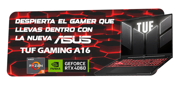 banner chico ASUS TUF GAMING A16 RYZEN 9
