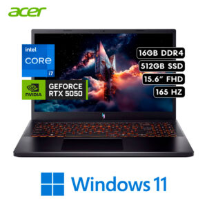 Acer Nitro V15 | Intel Core i7 13620H RAM 16GB Disco 512GB SSD NVIDIA RTX 5050 8GB 15.6″ FHD 144Hz W11