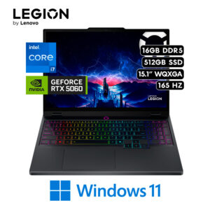 Laptop LENOVO LEGION 5 15IRX10 | Intel Core i7 14700HX RAM 16GB 512GBSSD RTX 5060 8GB 15.1" WQXGA OLED 165HZ W11