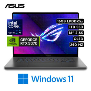 ASUS ROG ZEPHYRUS G16 (2025) | Intel Core Ultra 9 285H RAM 16GB 1TB SSD NVIDIA RTX 5070 8GB 16" OLED 240Hz W11