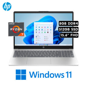 HP 15-FC0287LA | AMD RYZEN 7 7730U RAM 8GB 512GB SSD 15.6″ FHD WINDOWS 11
