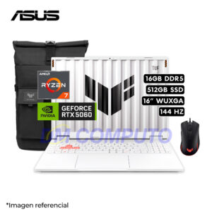 ASUS TUF A16 FA608UMI | AMD RYZEN 7 260 RAM 16GB 512GB SSD NVIDIA RTX 5060 8GB 16″ WUXGA 144HZ FREEDOS