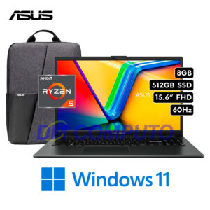 ASUS VIVOBOOK GO 15 E1504FA | AMD RYZEN 5 40 RAM 8GB 512GB SSD 15.6" FHD W11