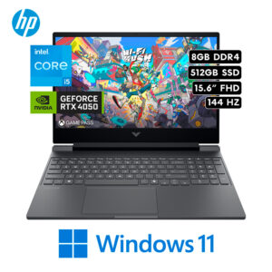 HP VICTUS GAMING 15-FA2018LA | INTEL CORE I5 13420H RAM 8GB 512GB SSD RTX 4050 6GB 15.6″ FHD 144Hz W11