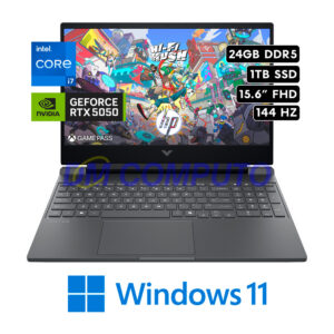 HP VICTUS GAMING 15-FA2029LA | INTEL CORE I7 13620H RAM 16GB 512GB SSD RTX 5050 8GB 15.6″ FHD 144Hz W11