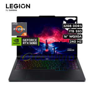 LENOVO LEGION PRO 5 16ADR10 | AMD RYZEN 9 8945HX RAM 32GB 1TB SSD NVIDIA RTX 5060 8GB 16″ WQXGA 240Hz FREEDOS