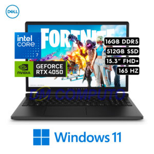LAPTOP DELL ALIENWARE 15 DA15260 INTEL CORE 7 240H 16GB RAM 512GB SSD RTX 4050-6GB 15.3" FHD+ 165 HZ WIN11